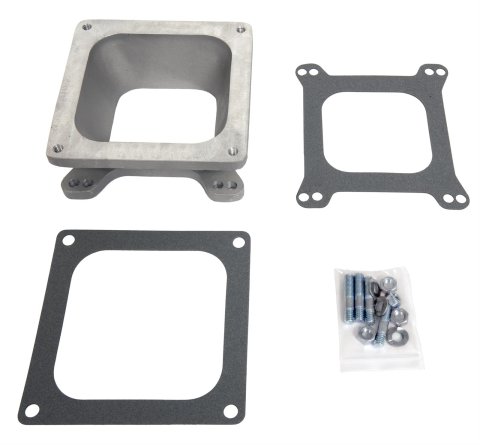 Trans-Dapt Performance Carburetor Adapters 2281 Adapter, Open Center, Dominator Carburetor, Square Bore Manifold, 2.00 in. Thick, Each