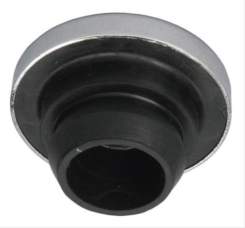 Trans-Dapt Performance Oil Fill Caps 9170 Cap, Steel, Round, Chrome, Push-In, Universal, Each