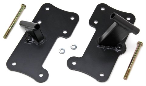 Trans-Dapt Performance Engine Swap Motor Mounts 9433 Mounts, Swap, Complete Mount, Bolt-In, Steel, Black, Ford, Pickup, SUV, 429/460, 4WD, Kit