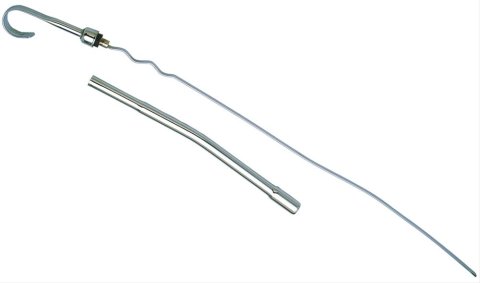 Trans-Dapt Performance Engine Oil Dipstick and Tube Kits 9405 with Tube, Engine, Steel, Chrome, Pontiac, V8, Each