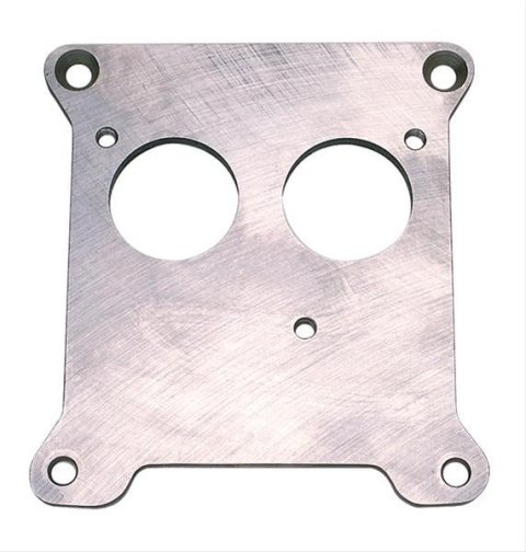 Trans-Dapt Performance Throttle Body to Carbureted Manifold Adapters 2200 Adapter, 3-Bolt TBI Square Bore 4-Barrel, Steel, Natural, Each