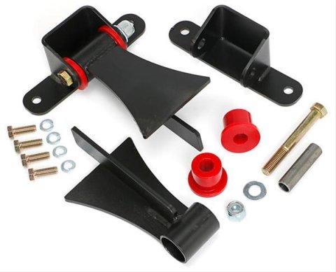 Trans-Dapt Performance Universal Street Rod-Style Motor Mounts 4512 Mount, Rod Style, Small Block Ford, Universal, Bushing Style Mounts, Polyurethane, Kit