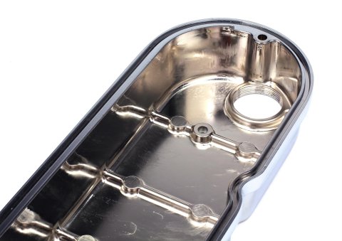 Trans-Dapt Performance Products Valve Covers 6370 Covers, Cover Cast Aluminum LS Chrome