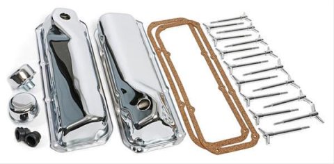 Trans-Dapt Performance Chrome Engine Dress-Up Kits 3049 Dress Up Kit, Steel, Chrome, Ford, Boss, Cleveland, Modified, Kit