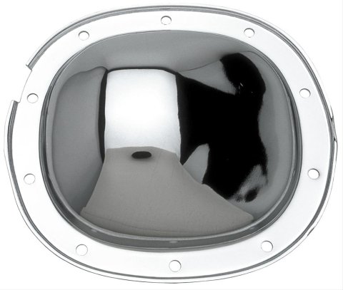 Trans-Dapt Performance Chrome 10 Bolt GM 7.5/7.625 Inch Differential Cover 9072 Cover, Steel, Chrome, GM, 7.5 in., 7.625 in., 10-Bolt, Each