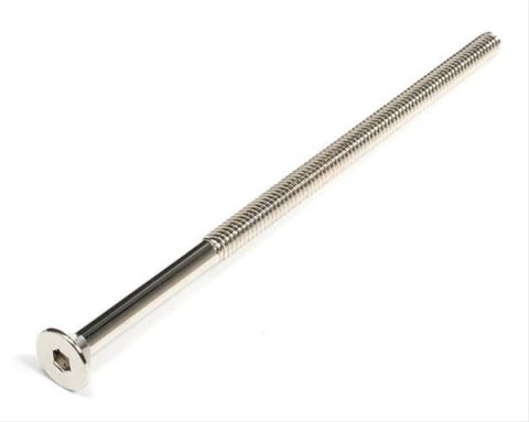 Trans-Dapt Performance Air Cleaner Bolts 2460 Bolt, Replacement for Aluminum Top, Chrome, Countersunk Head, 5 in. Length, Each