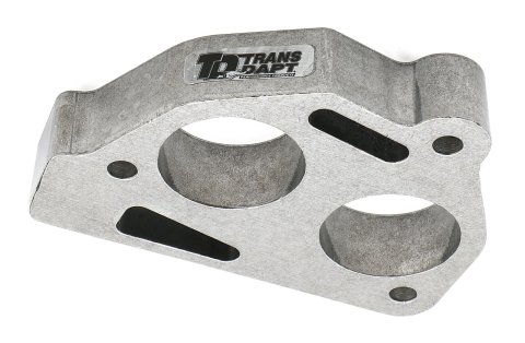 Trans-Dapt Performance Smooth Bore TBI Spacers 2734 Throttle Body Spacer, Bore, Aluminum, Natural, 1 in., Chevy, GMC, Pickup/SUV, Each