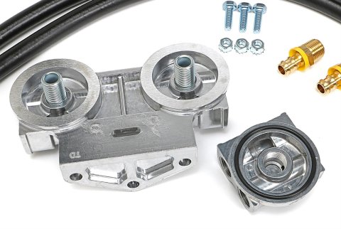 Trans-Dapt Performance Products Oil Filter Relocation Kits 1720 OIL FILTER RELOCATION KIT 90 DEGREE