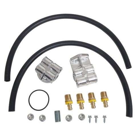 Trans-Dapt Performance Products Oil Filter Relocation Kits 1813 OIL FILTER RELOCATION KIT 90 DEGREE/HORIZONTAL