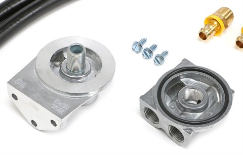 Trans-Dapt Performance Products Oil Filter Relocation Kits 1658 OIL FILTER RELOCATION KIT 90 DEGREE