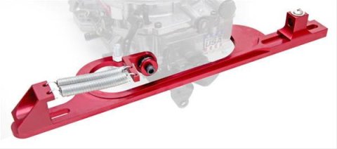 Trans-Dapt Performance Products Throttle Cable Brackets 2348 THROTTLE BRACKETS BILLET ANODIZED BLUE 4150 CARB