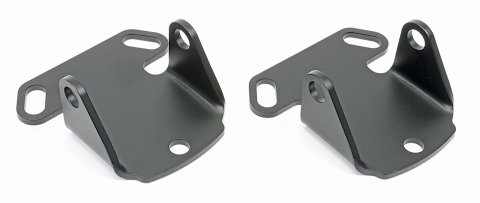 Trans-Dapt Performance Motor Mounts 4229 Mount, Frame Pad, Bolt-In, Solid, Black, Chevy, GMC, S-Series with GM, V6, Pair