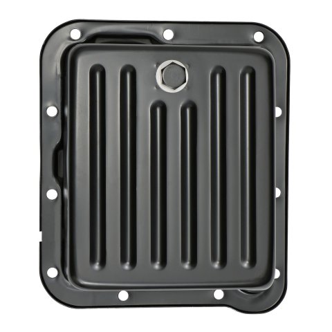 Trans-Dapt Performance Products Automatic Transmission Pans 7170 Pan, Ford C4 Black Finned Trans Pan