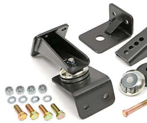 Trans-Dapt Performance Engine Swap Motor Mounts 4685 Mounts, Swap, Complete Mount, Bolt-In, Rubber/Black, Ford, F-Series Pickup, Kit