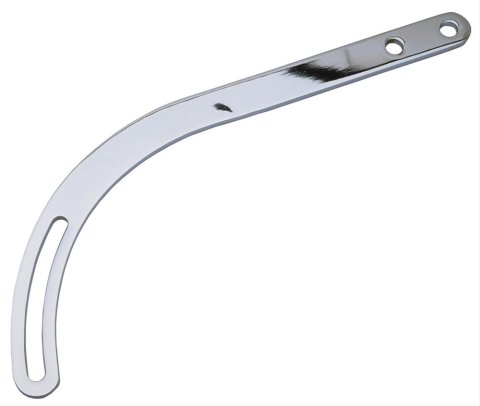 Trans-Dapt Performance Steel Alternator Brackets 9079 Bracket, Steel, Chrome, Water Pump Mount, Universal Arm, Each