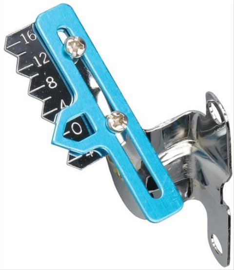 Trans-Dapt Performance Timing Pointers 9180 Pointer, Steel, Chrome, 8 in. Balancer, Chevy, Big Block, Each