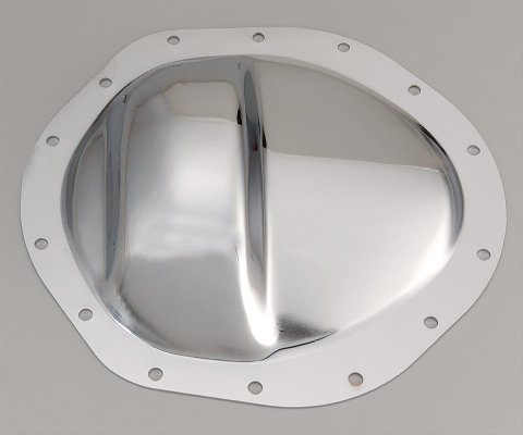 Trans-Dapt Performance Chrome 14 Bolt GM 9.5 Inch Differential Cover 9292 Cover, Steel, Chrome, GM, in., 14-Bolt, Each