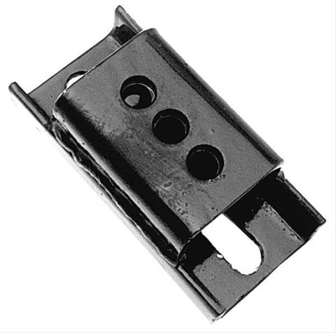 Trans-Dapt Performance Transmission Mount Pads 4185 Pad, Steel, Black, Powerglide, TH350, TH400, 700R4, 4L60, Borg Warner, Saginaw, A833, Each