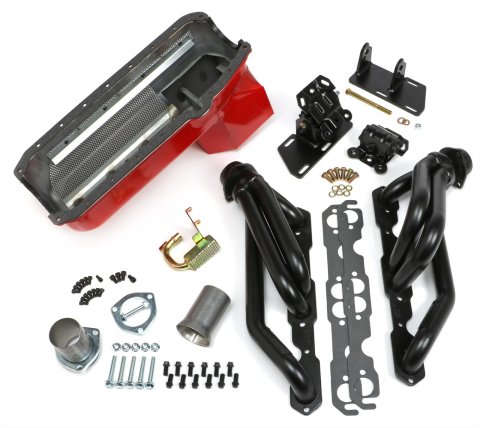 Trans-Dapt Performance Swap-In-A-Box Complete Engine Swap Kits 99061 Kit, Headers, Motor Mounts, Oil Pan, Pickup, Gaskets, Hardware, Chevy, Pre-1979 Small Block, Kit