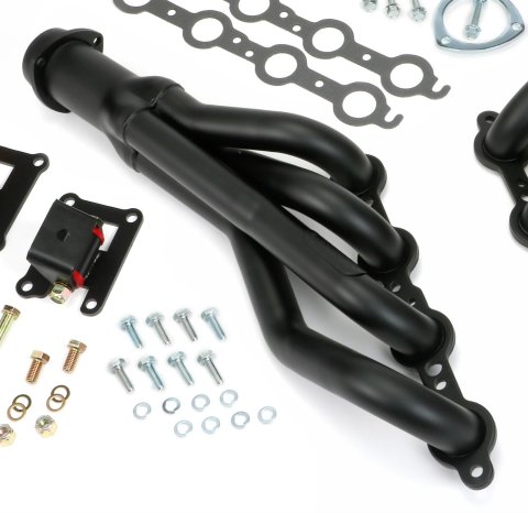 Trans-Dapt Performance Swap-In-A-Box Complete Engine Swap Kits 42043 Kits, Complete, Mid-length Black Ceramic Coated Steel Headers, Motor Mounts, Red Oil Pan, Chevrolet, GMC, LS, Kit