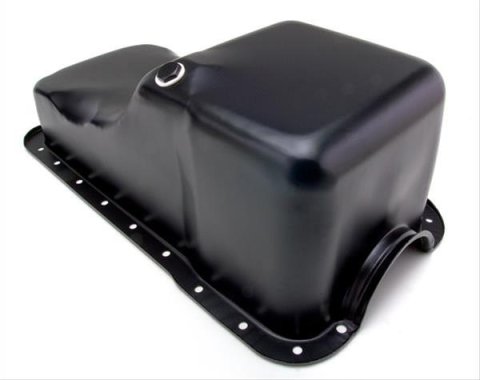 Trans-Dapt Performance Products Oil Pans 8713 SB FORD ASPHALT BLACK POWDER COATED OIL PAN