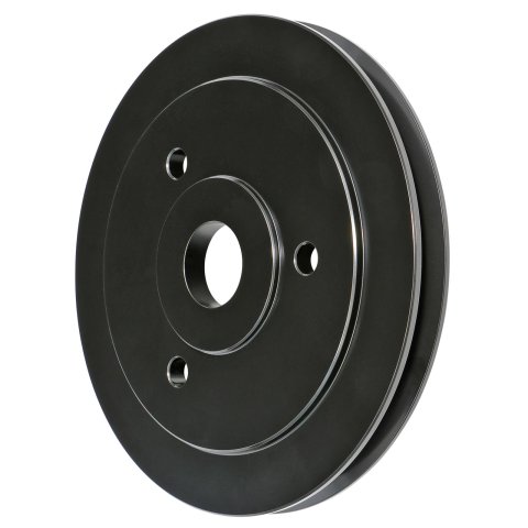 Trans-Dapt Performance Products Crankshaft Pulleys 7136 Pulley, BBC Aluminum Pulley Single Lower Swp Black
