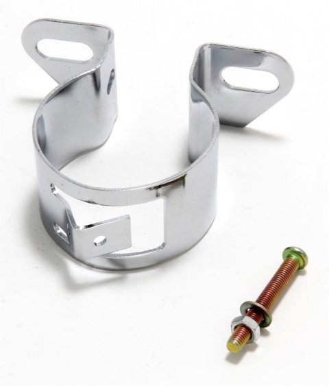 Trans-Dapt Performance Chrome Ignition Coil Brackets 9648 Bracket, Steel, Chrome, Canister-Style, Universal, Each
