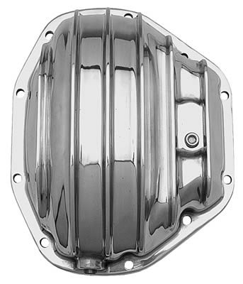 Trans-Dapt Performance Finned Aluminum 10 Bolt Dana 80 Differential Cover 4831 Cover, Aluminum, Polished, 80, Kit
