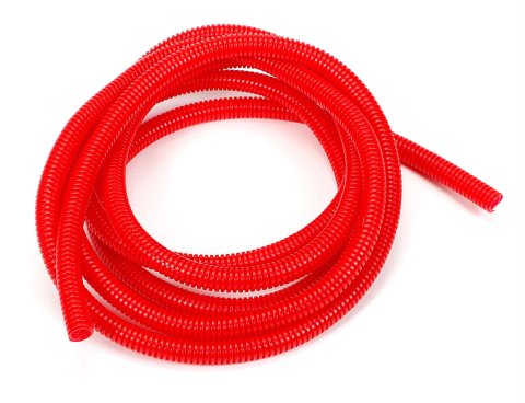 Trans-Dapt Performance Convoluted Tubing 7585 Tubing, Polyethylene, Red, 3/8 in. Diameter, 10 ft. Long, Each