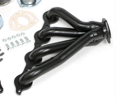 Trans-Dapt Performance Swap-In-A-Box Complete Engine Swap Kits 42161 Kits, Complete, Mid-length Natural Steel Headers, Motor Mounts, Red Oil Pan, Chevy, GMC, 4.8L, 5.3L, 6.0L, Kit