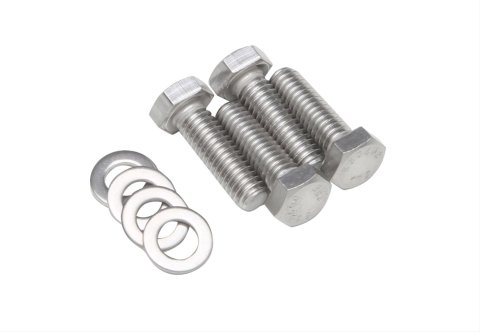 Trans-Dapt Performance Chrome Valve Cover Bolts 9423 chrome plated hex head 5/16-18x1"