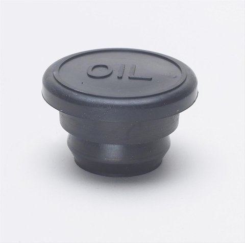 Trans-Dapt Performance Oil Fill Caps 9373 Cap, Rubber, Round, Black, Push-In, Universal, Each