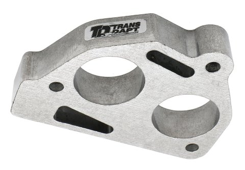 Trans-Dapt Performance Smooth Bore TBI Spacers 2733 Throttle Body Spacer, Bore, Aluminum, Natural, 1 in., Chevy, GMC, Pickup/SUV, Each