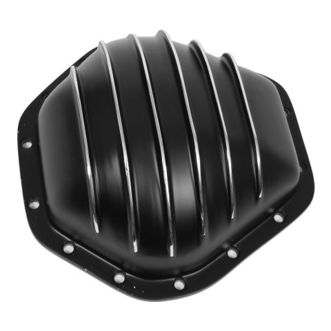 Trans-Dapt Performance Finned Aluminum 14 Bolt GM 10.5 Inch Differential Cover 9939 Cover, Aluminum, Black Powdercoated/Polished, GM, in., Kit