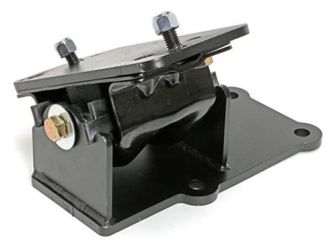 Trans-Dapt Performance Engine Swap Motor Mounts 4201 Mounts, Swap, Complete Mount, Bolt-In, Steel, Black, Chevy, Pontiac, Kit