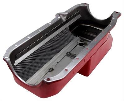 Trans-Dapt Performance Products Oil Pans 7418 SB FORD OIL PAN 1965-1987 260-289-302 7QT FRONT SUMP BLACK