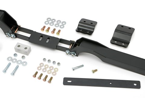 Trans-Dapt Performance Crossmembers 6422 Transmission Crossmember, LS Swap, Steel, Black, Buick, Chevrolet, GMC, Oldsmobile, Pontiac, Kit
