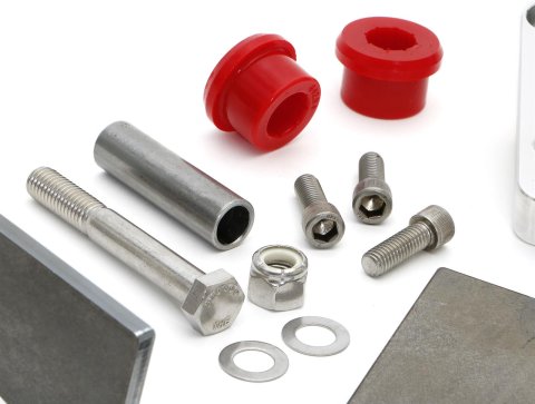 Trans-Dapt Performance Motor Mounts 4532 Mounts, Universal, Complete Mount, Weld-In Stand, Billet Aluminum Mount, Chevy, Kit