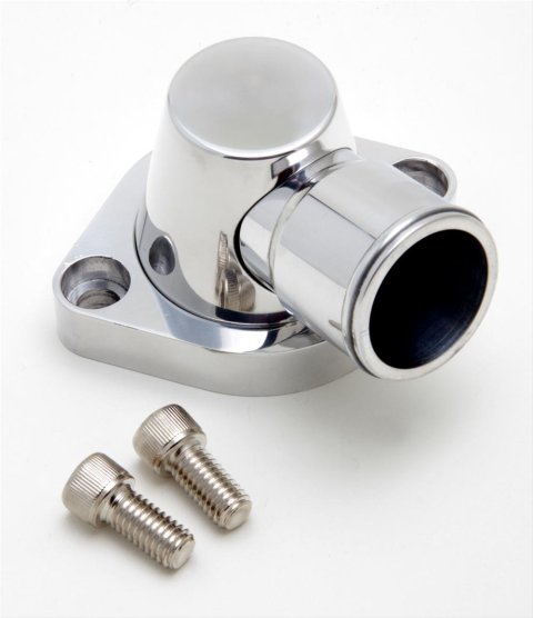 Trans-Dapt Performance Products Water Necks and Thermostat Housings 6132 Cruise Control Cover, Aluminum, 88-95 Chevy, GMC truck