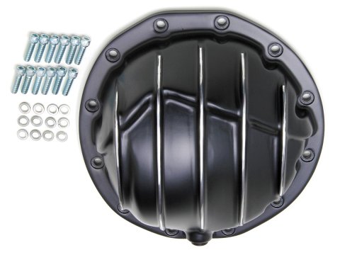 Trans-Dapt Performance Finned Aluminum 12 Bolt GM 8.875 Inch Differential Cover 9944 Cover, Aluminum, Black Powdercoated/Polished, GM, in., Passenger Car, Kit