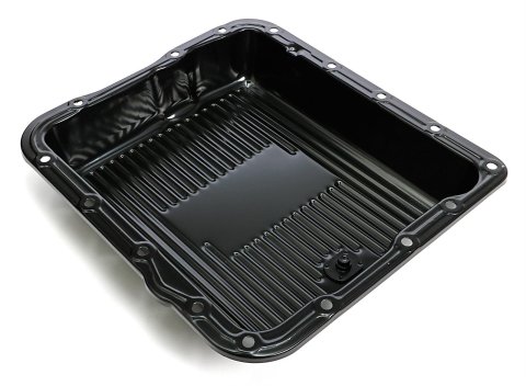 Trans-Dapt Performance Transmission Pans 9746 Pan, Stock, Steel, Black, GM, 700R4, 4L60, 4L60E, 4L65E, Each