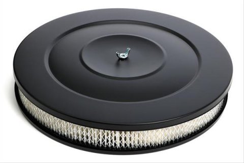 Trans-Dapt Performance Products Air Cleaners 8660 ASPHALT BLACK POWDER COATED 14" RECESS BASE AIR CLEANER