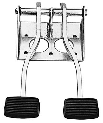 Trans-Dapt Performance Brake/Clutch Pedal Assemblies 4149 Swing Pedals Universal for Dual Master Cylinders
