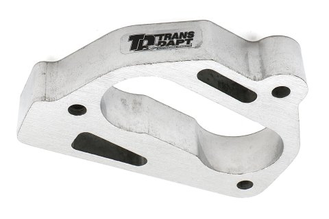 Trans-Dapt Performance Wide-Open TBI Spacers 2634 Throttle Body Spacer, Wide Open, Aluminum, Natural, 1 in., Chevy, GMC, Pickup/SUV, Each