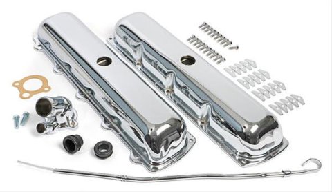 Trans-Dapt Performance Chrome Engine Dress-Up Kits 3381 Kit, Steel, Chrome, Oldsmobile, V8, Kit