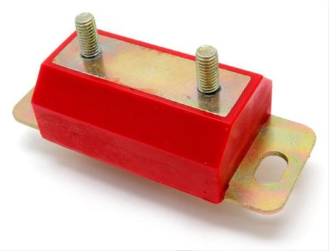 Trans-Dapt Performance Transmission Mount Pads 4236 Pad, Steel, Zinc Plated, Red Polyurethane Bushing, Ford, Each
