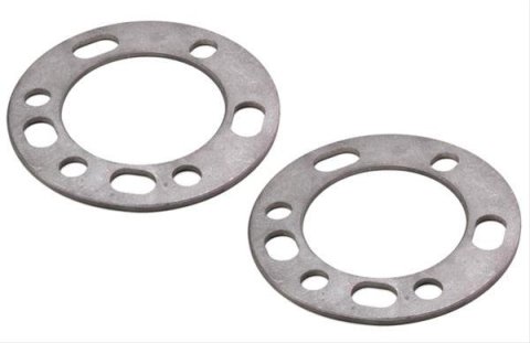 Trans-Dapt Performance Disc Brake Spacers 7107 Wheel Spacers, Aluminum, 6 x 5.50 in., 1/4 in. Thick, 7.00 in. O.D., Pair