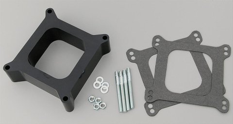 Trans-Dapt Performance 2 Inch Carburetor Spacer 2461 Spacer, Plastic, in. Thick, Open, Square Bore, Each