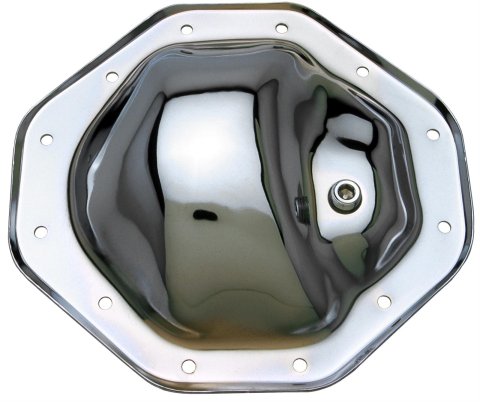 Trans-Dapt Performance Chrome 12 Bolt Chrysler 9.25 Inch Differential Cover 4817 Cover, Steel, Chrome, Chrysler, in., Each