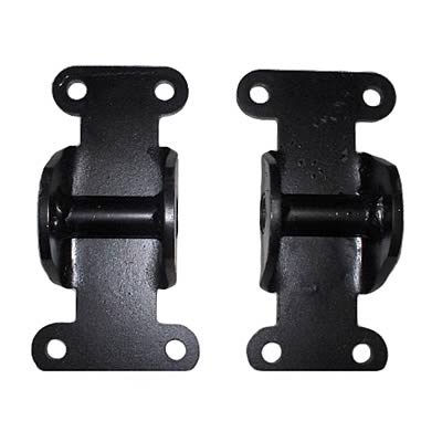 Trans-Dapt Performance Motor Mounts 4233 Mounts, Frame Pad, Bolt-In, Solid Steel, Black, Chevy, Big Block, Small Block, Pair